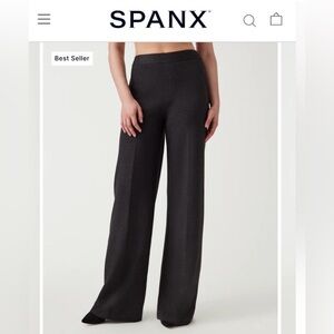 SPANX Perfect Wide Leg Pant - Charcoal, LP, NWT